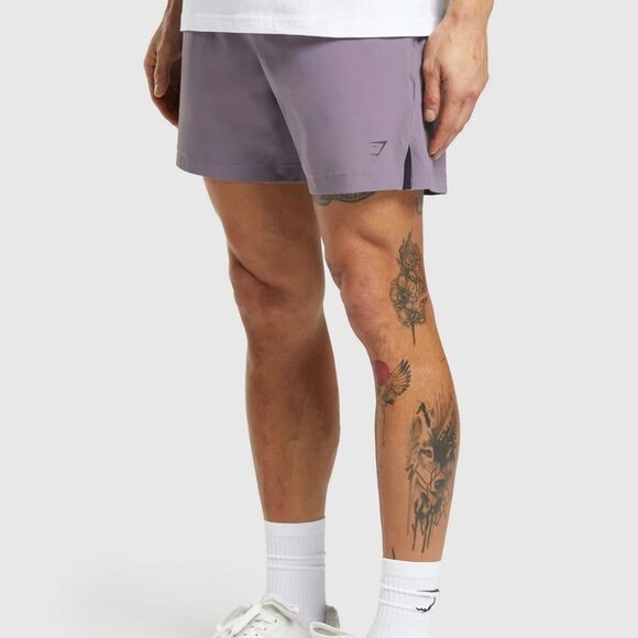 GYMSHARK STUDIO 6” SHORTS Size Medium in Purple NWT‎ IN PACKAGE - Picture 2 of 8